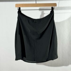 Wild Fable Black Skirt with Bow Accent